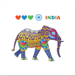 Elephant in India pineapple fruit Posters and Art